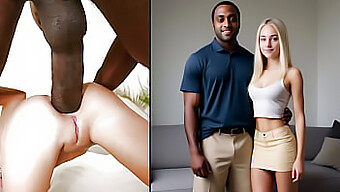 Interracial Threesome With Busty Wife And Well-Endowed Negro