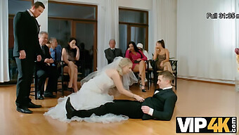 Kristy Waterfall'S Wedding Day Turns Passionate With A Cheating Husband In This Vip4k Video